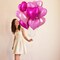 12-Pack 18in Pink Mixed Heart Foil Balloons – Hot & Light Pink Mylar Party Decor